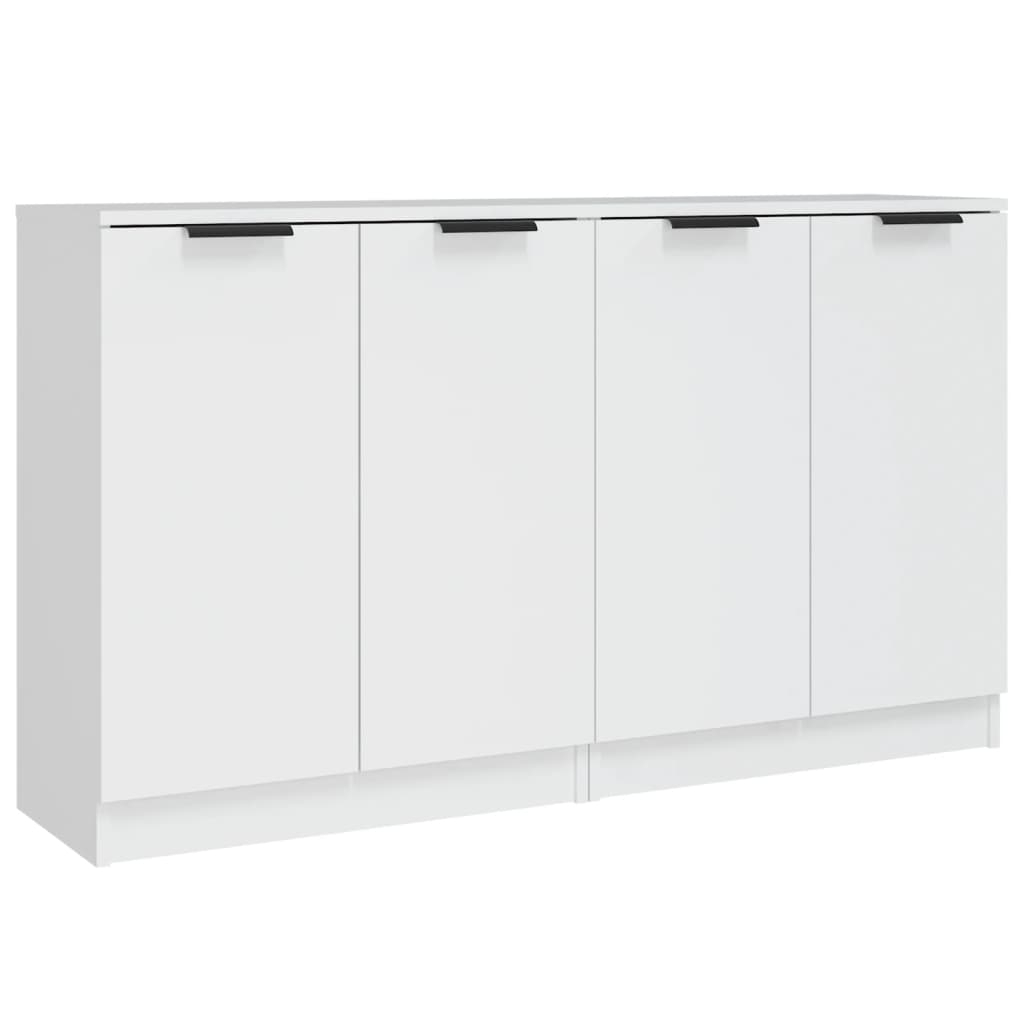 vidaXL Skänkar 2 st vit 60x30x70 cm konstruerat trä