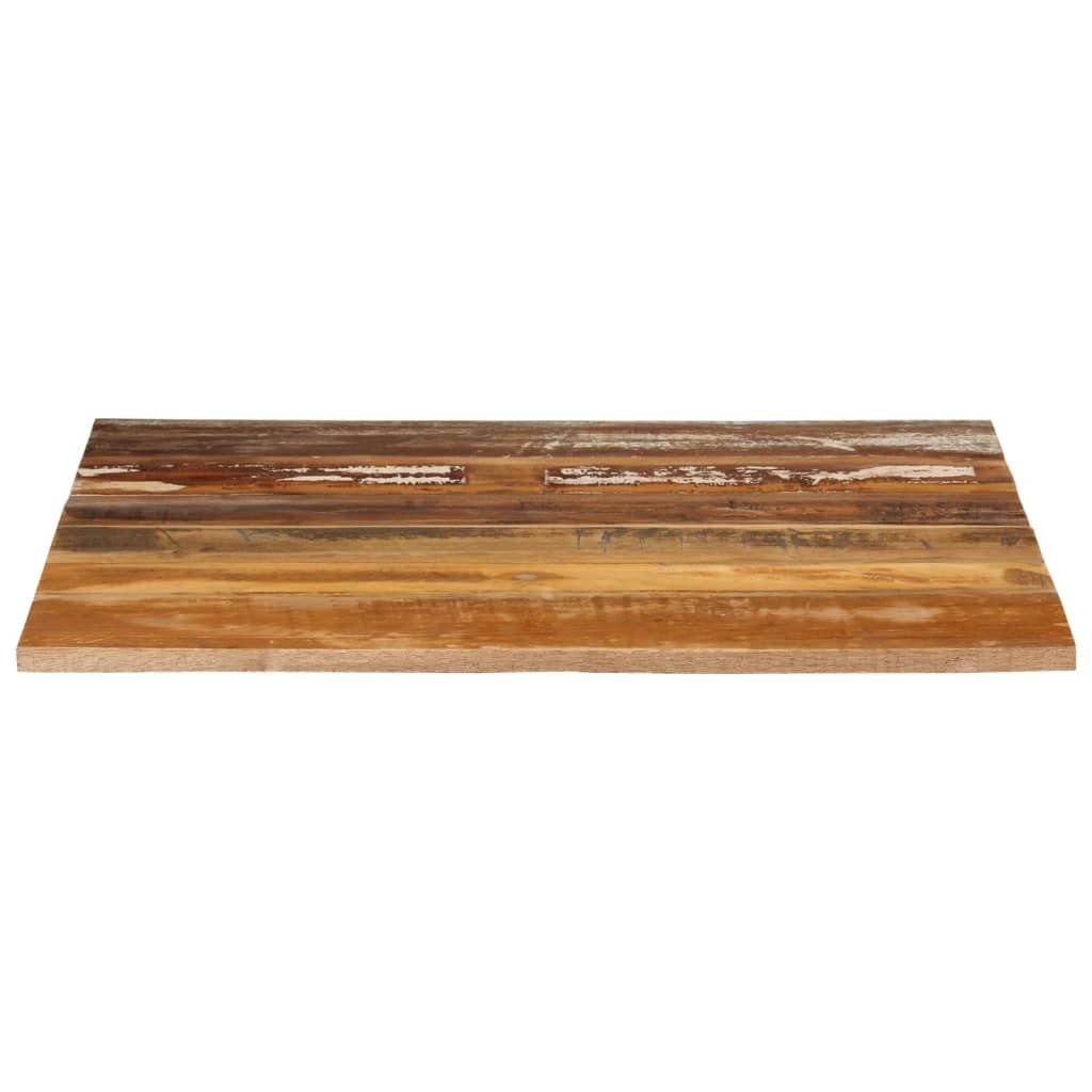 vidaXL Fyrkantig bordsskiva 70x70 cm 15-16 mm massivt återvunnet trä