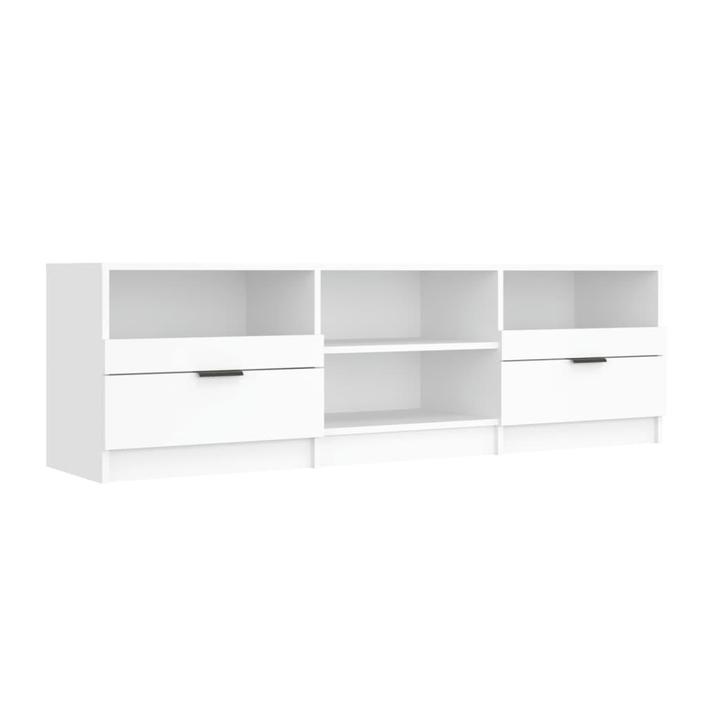 vidaXL Tv-bänk vit 150x33,5x45 cm konstruerat trä