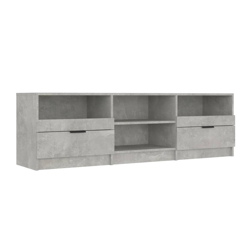 vidaXL Tv-bänk betonggrå 150x33,5x45 cm konstruerat trä