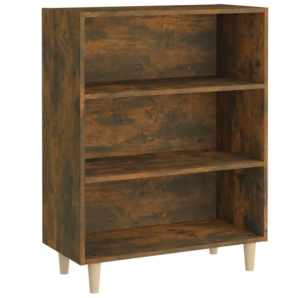 vidaXL Skänk rökfärgad ek 69,5x32,5x90 cm konstruerat trä