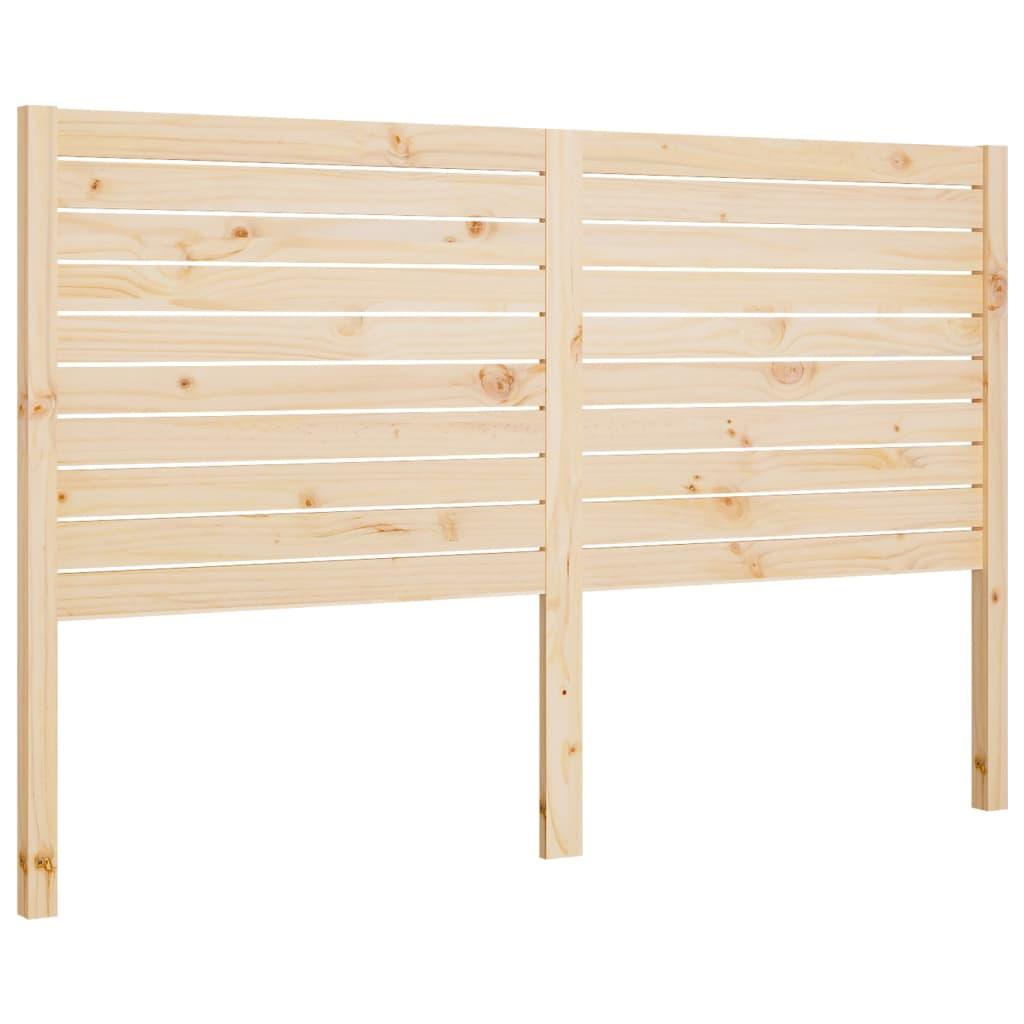 vidaXL Sänggavel 156x4x100 cm massiv furu