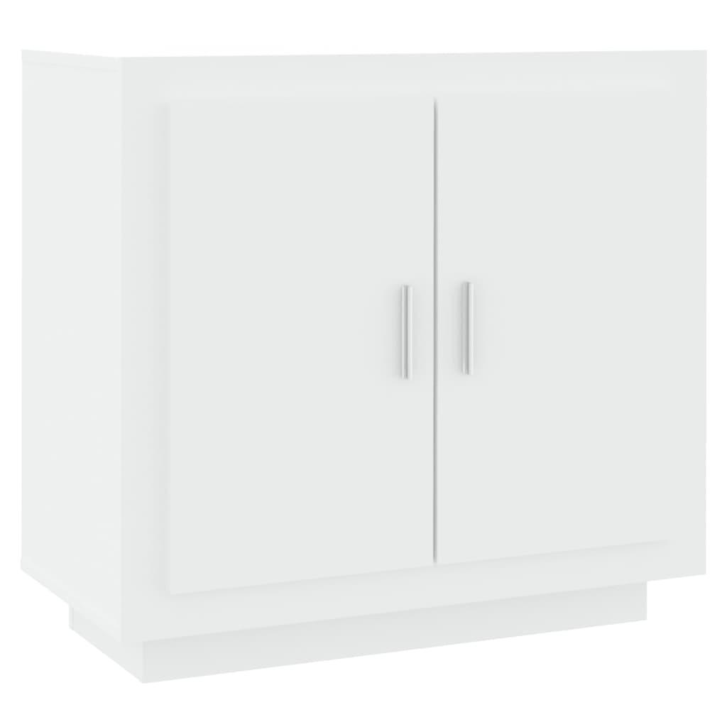 vidaXL Skänk vit 80x40x75 cm konstruerat trä