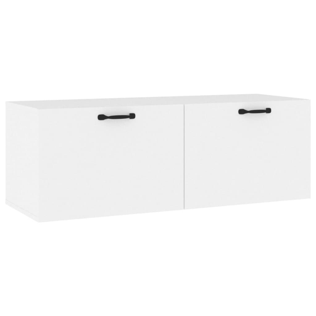 vidaXL Väggskåp vit 100x36,5x35 cm konstruerat trä