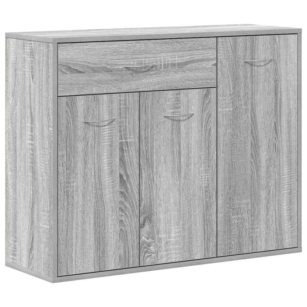 vidaXL Skänk grå sonoma 88x30x70 cm konstruerat trä