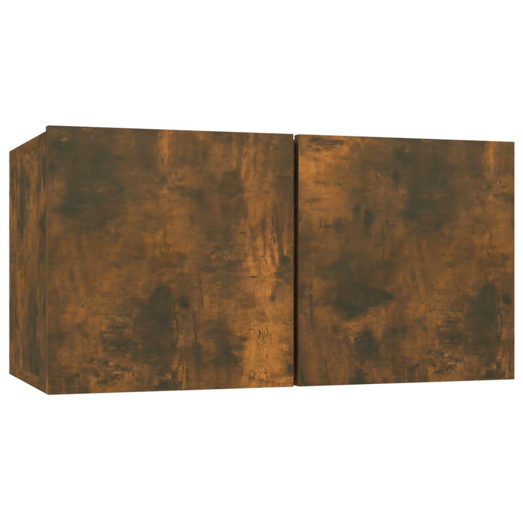 vidaXL Väggskåp rökfärgad ek 60x30x30 cm konstruerat trä