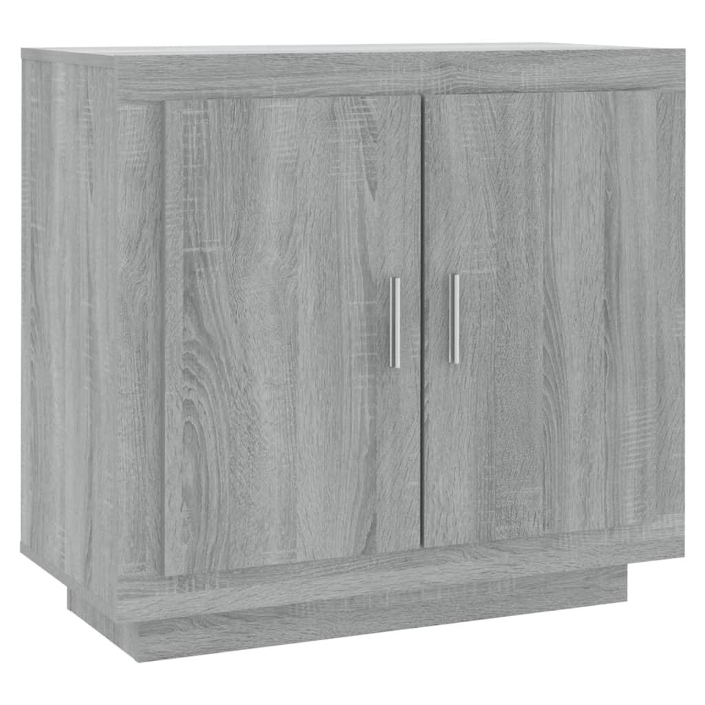 vidaXL Skåp grå sonoma-ek 80x40x75 cm konstruerat trä