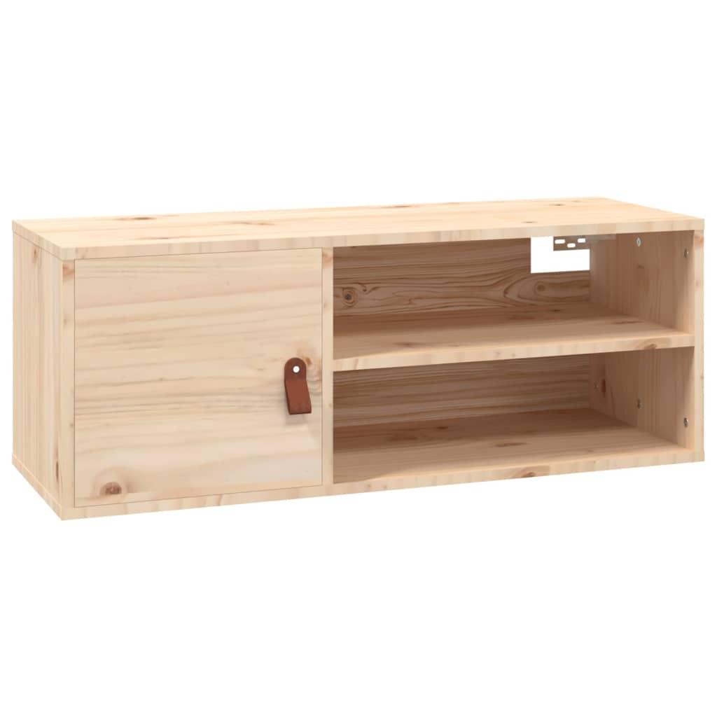 vidaXL Väggskåp 80x30x30 cm massiv furu