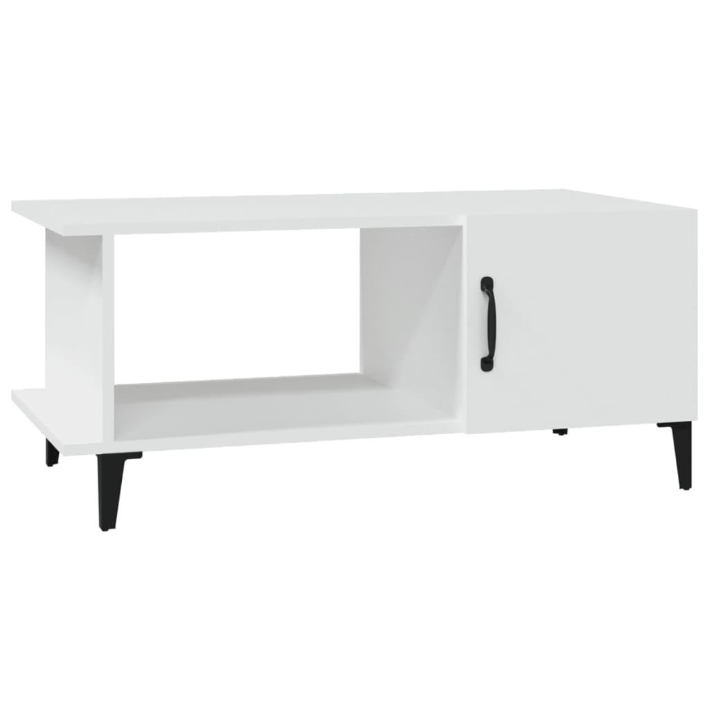 vidaXL Soffbord vit 90x50x40 cm konstruerat trä