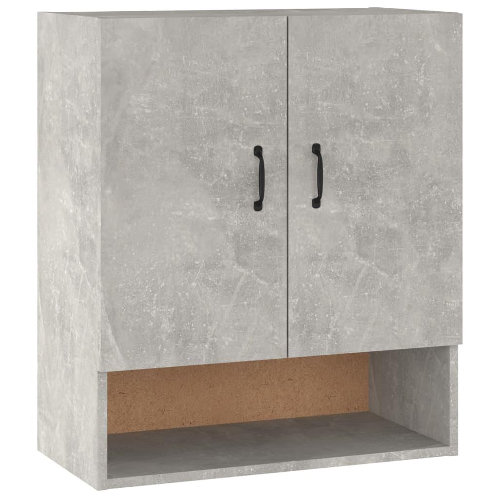 vidaXL Väggskåp betonggrå 60x31x70 cm konstruerat trä