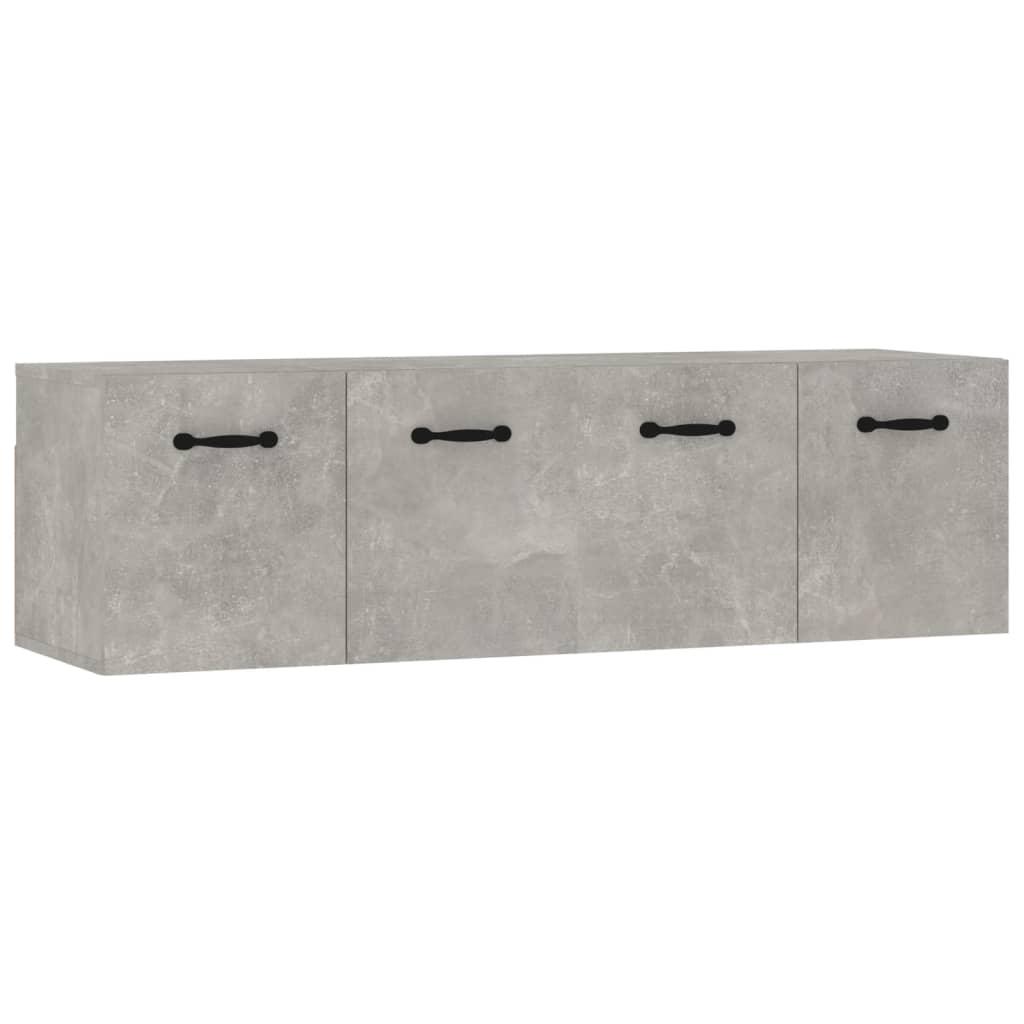 vidaXL Väggskåp 2 st betonggrå 80x35x36,5 cm konstruerat trä