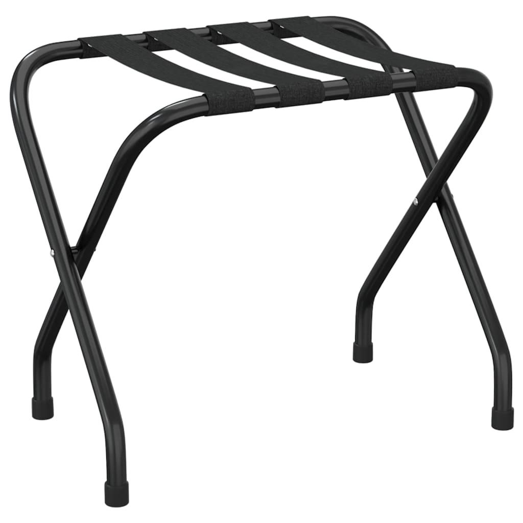 vidaXL Bagagehylla svart 56x40x49 cm
