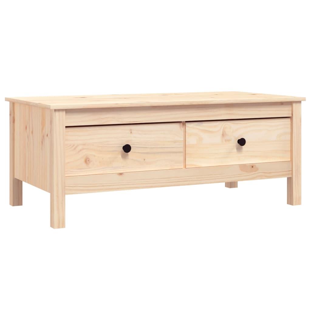 vidaXL Soffbord 100x50x40 cm massiv furu