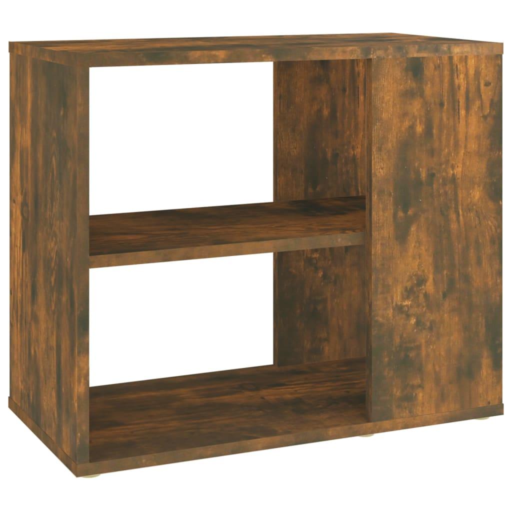 vidaXL Sidoskåp rökfärgad ek 60x30x50 cm konstruerat trä