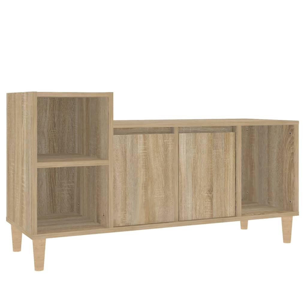 vidaXL TV-skåp sonoma-ek 100x35x55 cm konstruerat trä