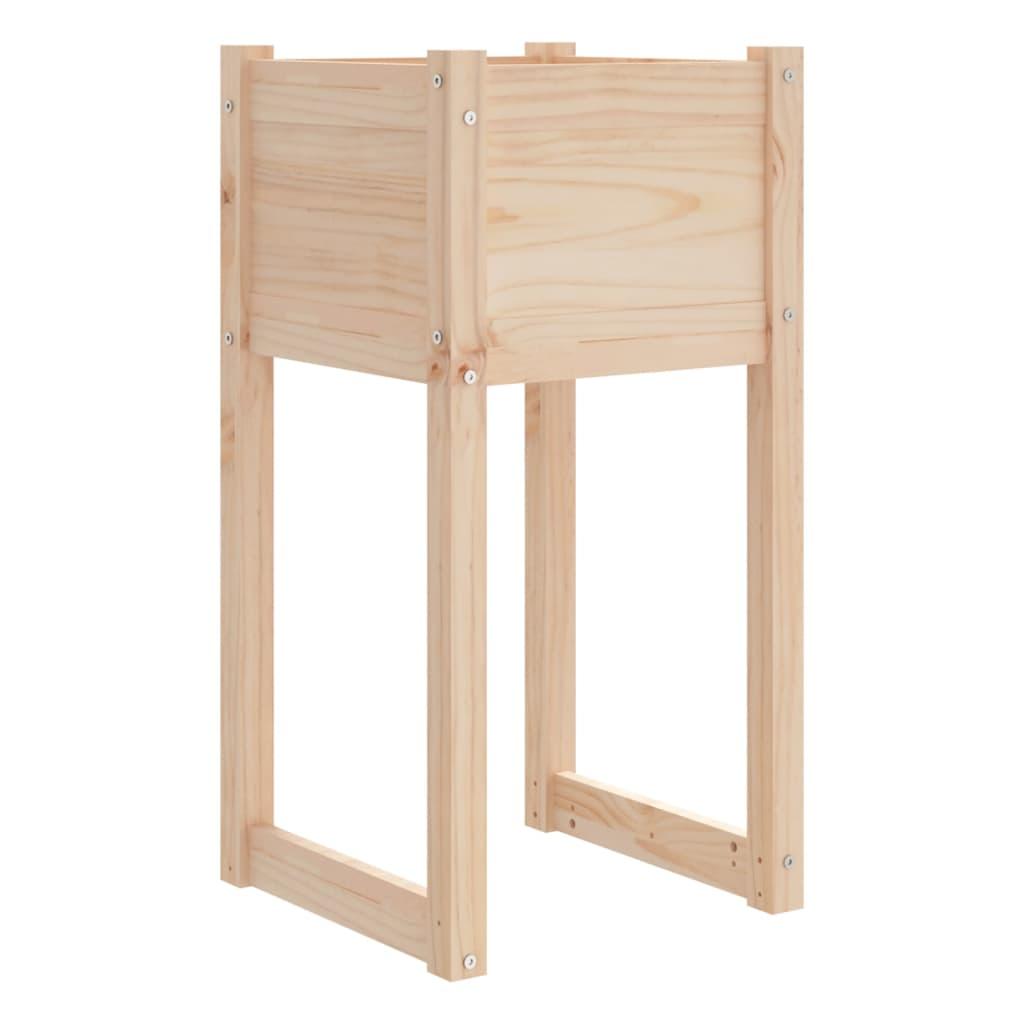 vidaXL Odlingslåda 40x40x81 cm massiv furu