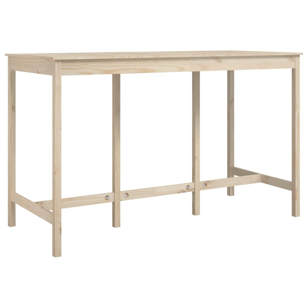 vidaXL Barbord 180x80x110 cm massiv furu