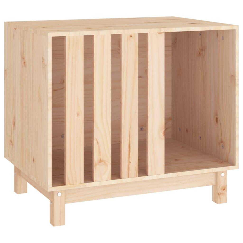vidaXL Hundkoja 70x50x62 cm massiv furu