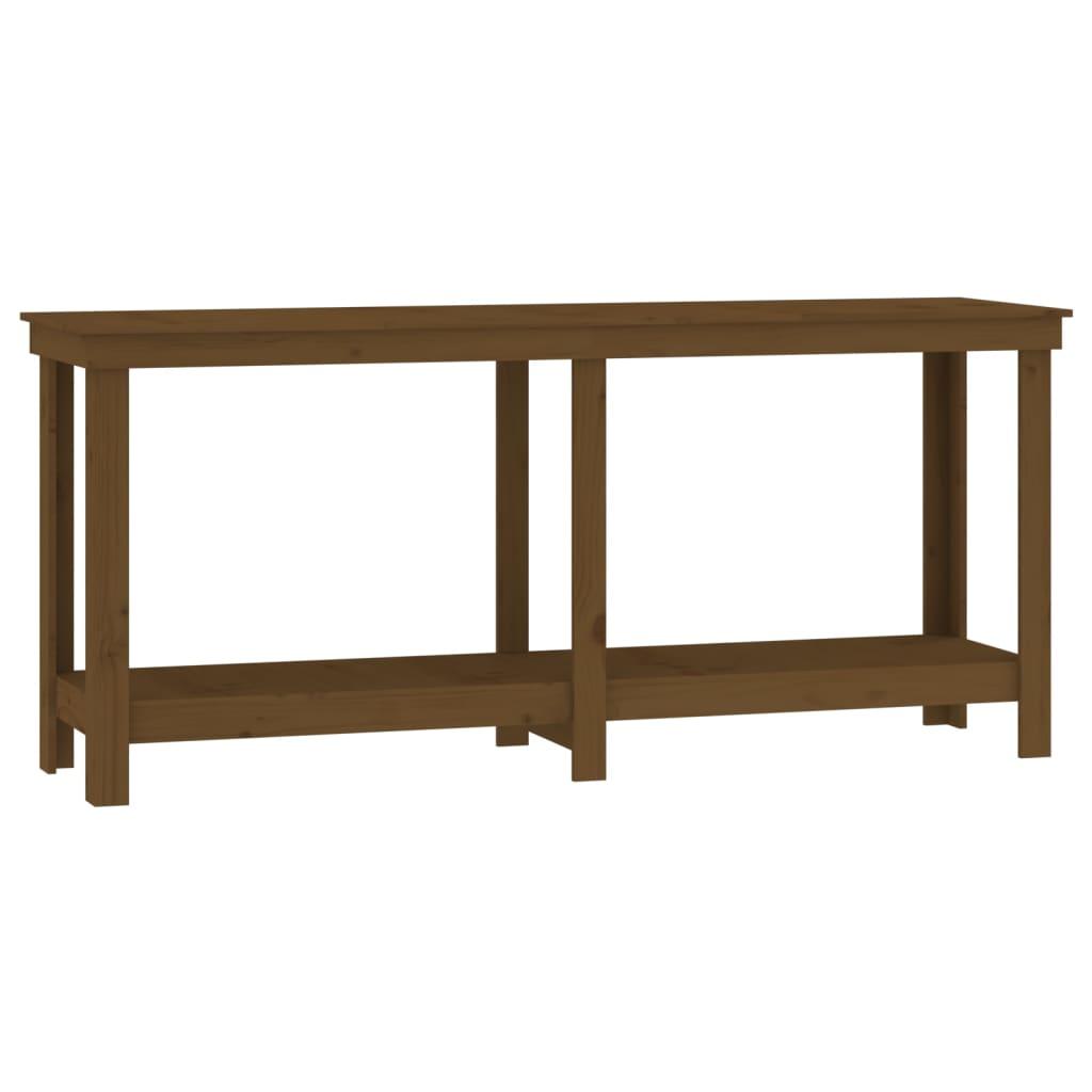 vidaXL Skobänk honungsbrun 180x50x80 cm massiv furu