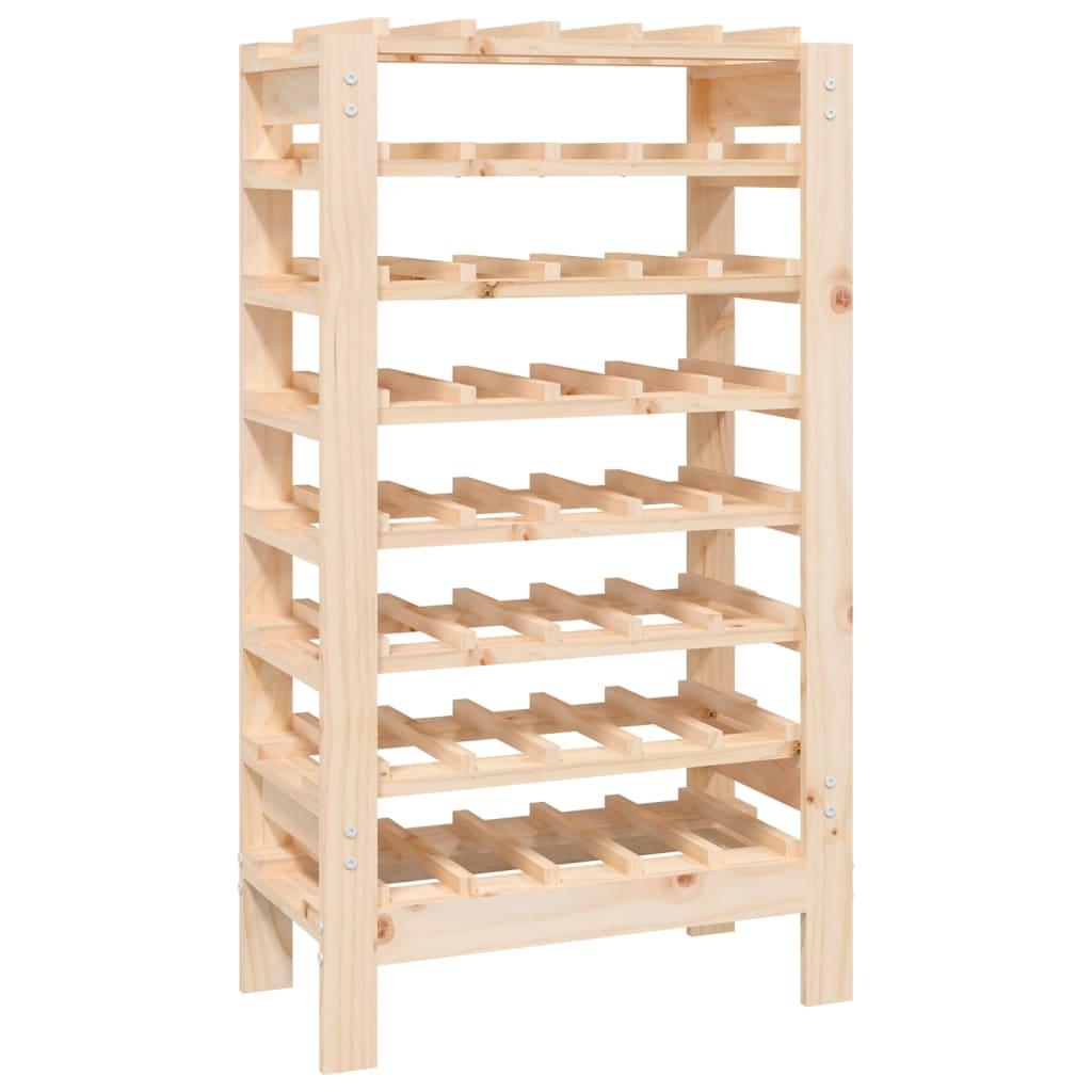 vidaXL Vinställ 61,5x30x107,5 cm massiv furu