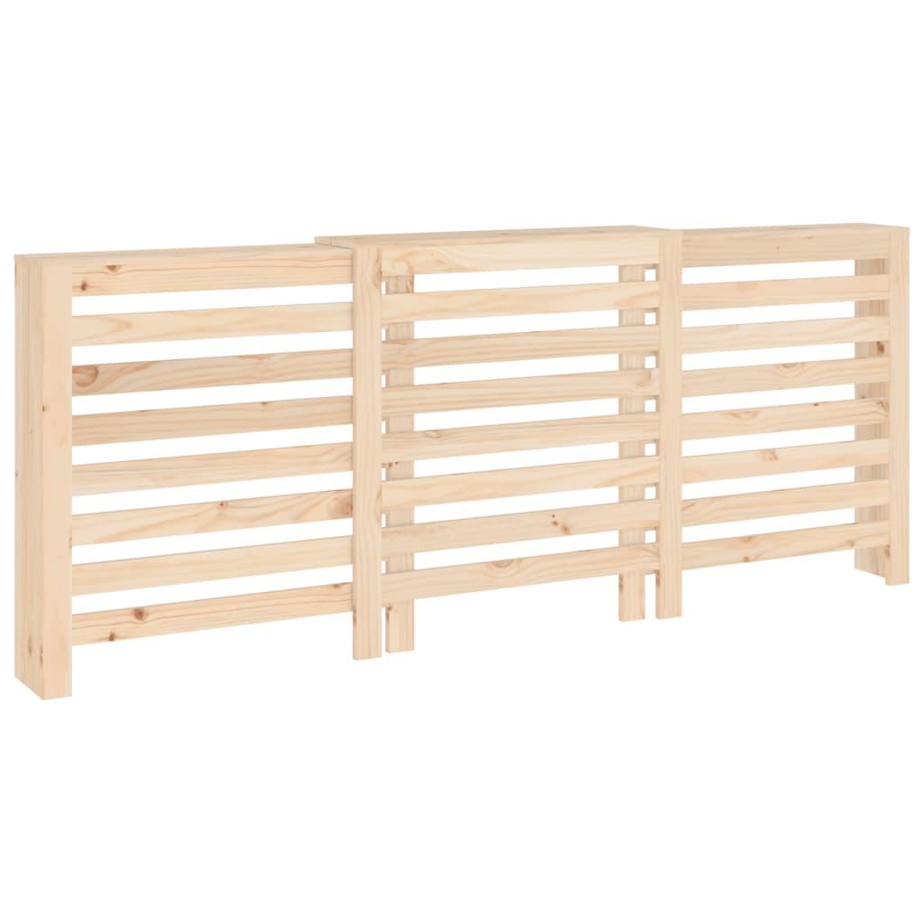 vidaXL Elementskydd 210x21x85 cm massiv furu