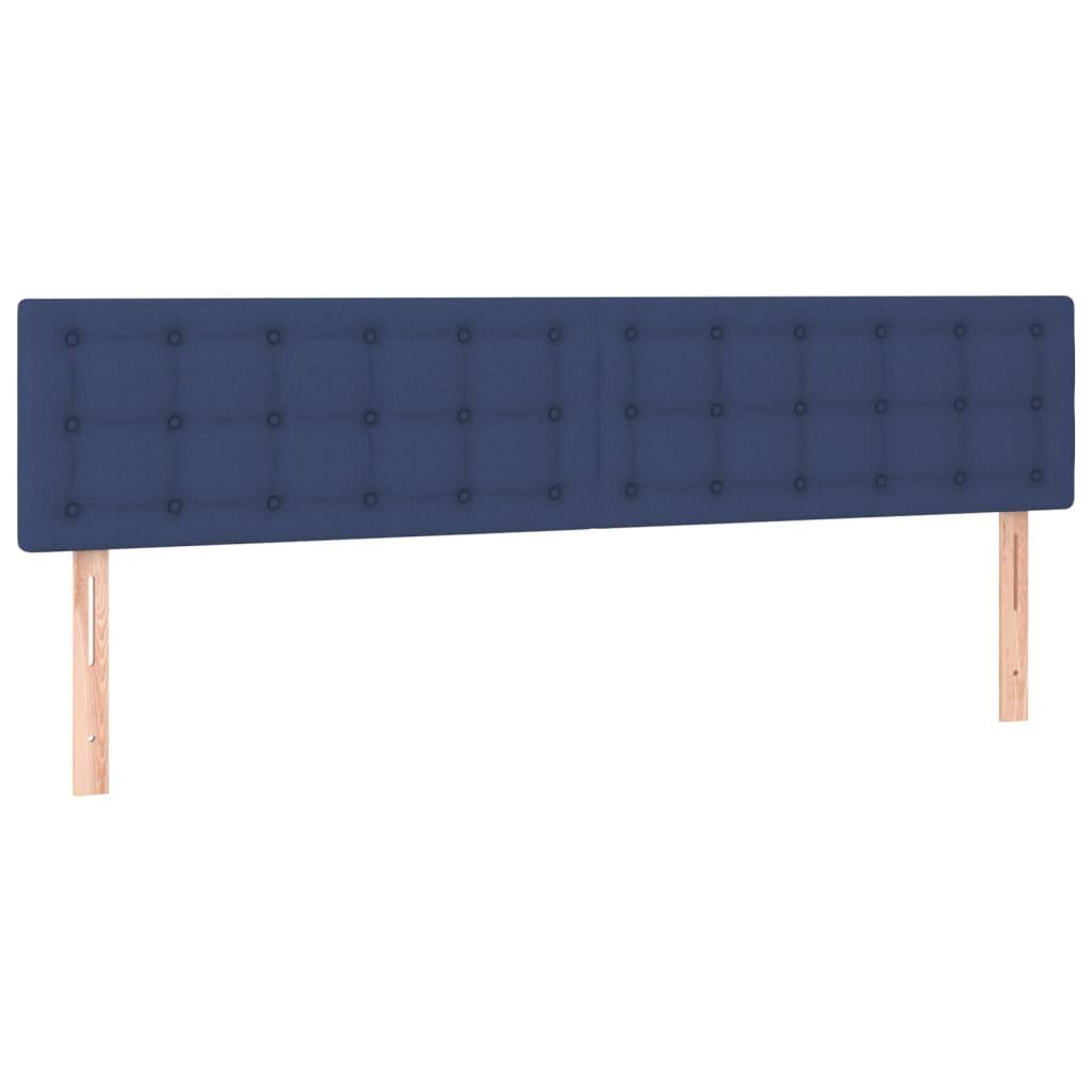 vidaXL Huvudgavlar 2 st blå 100 x 5 x 78/88 cm tyg