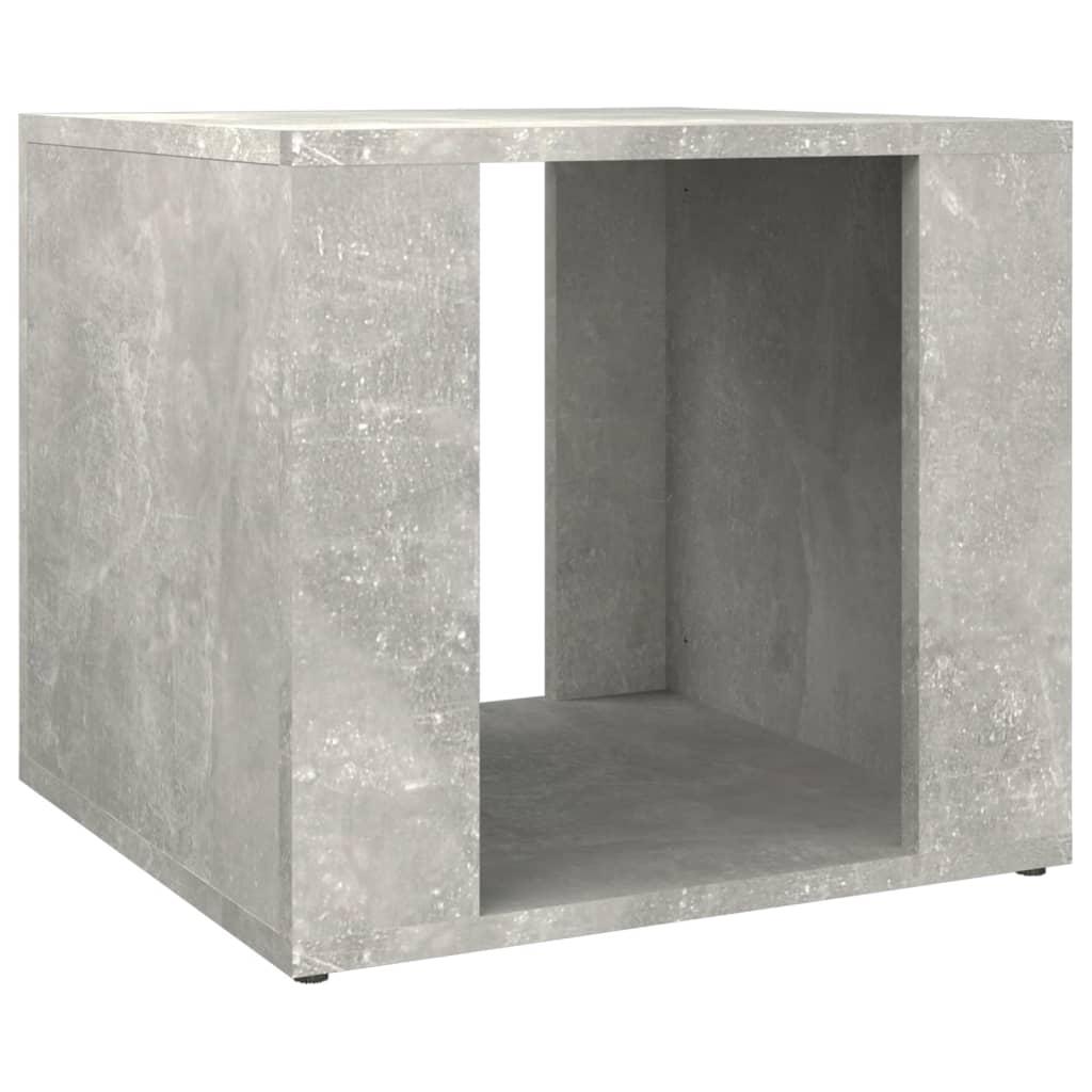 vidaXL Sängbord Grå 41x40x36 cm konstruerat trä