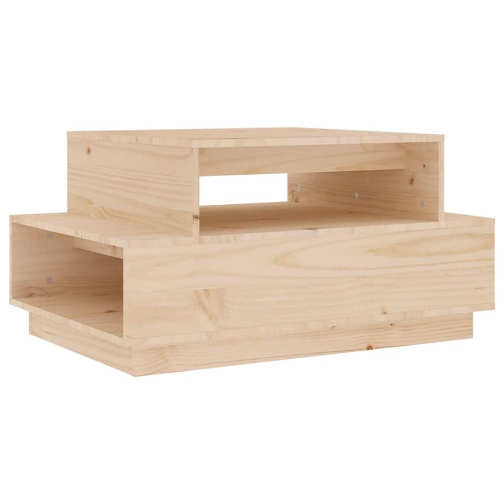 vidaXL Soffbord 80x55x40,5 cm massiv furu