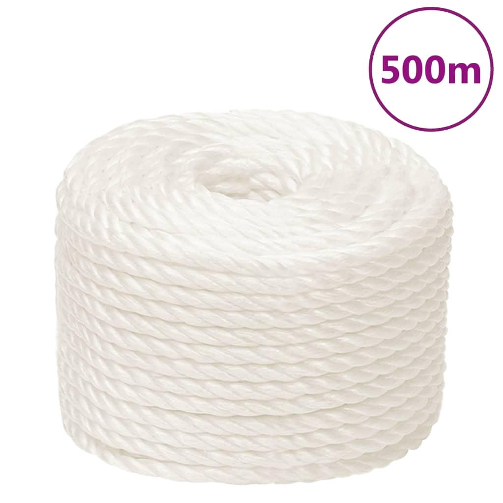 vidaXL Rep vit 12 mm 500 m polypropylen