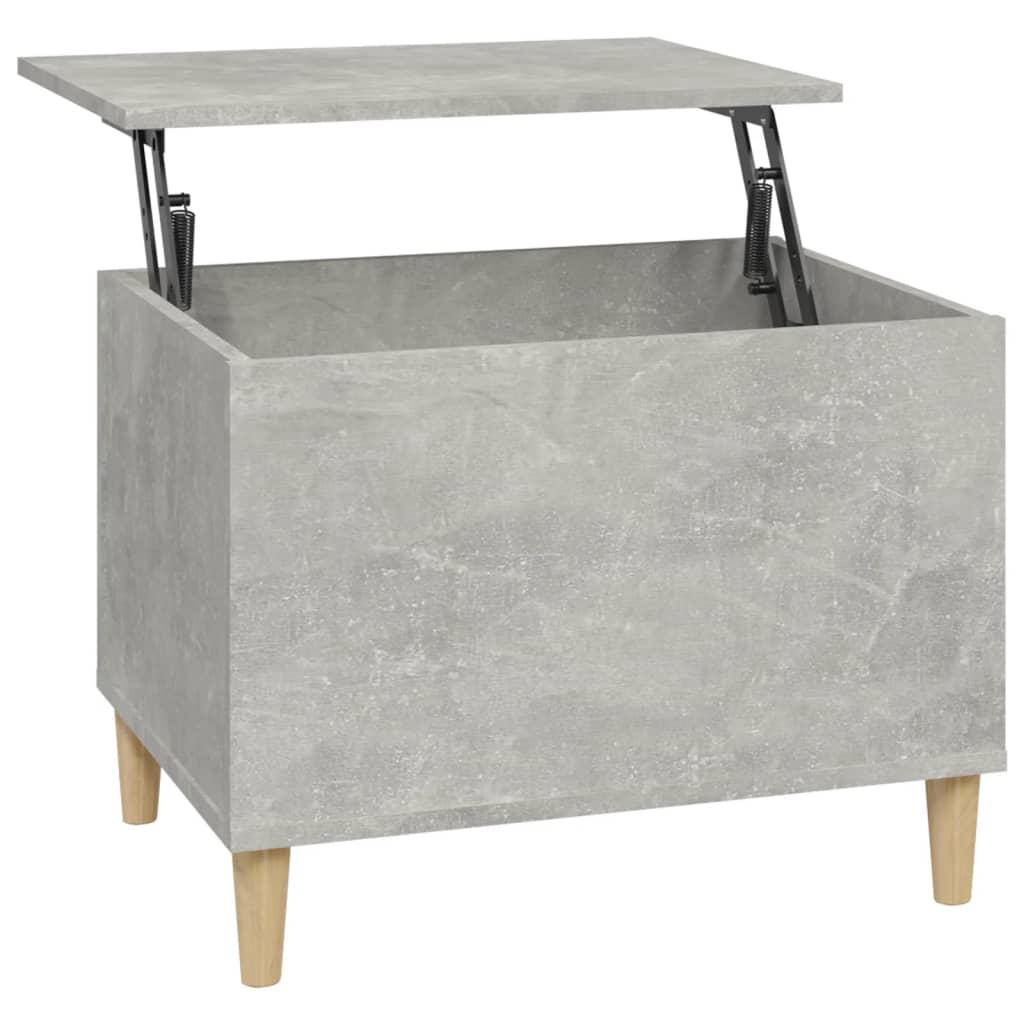 vidaXL Soffbord betonggrå 60x44,5x45 cm konstruerat trä