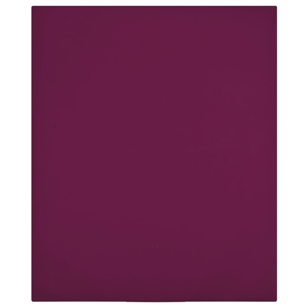 vidaXL Dra-på-lakan jersey 2 st vinröd 180x200 cm bomull