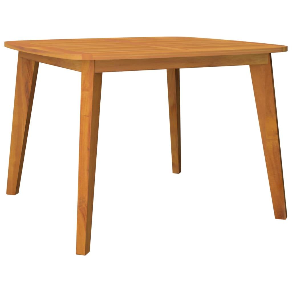 vidaXL Trädgårdsbord 110x110x75 cm massivt akaciaträ