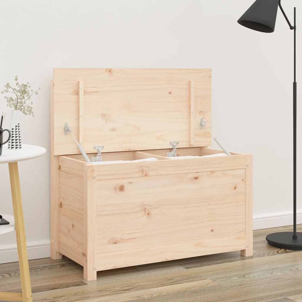 vidaXL Bänk 80x41x77 cm massiv furu