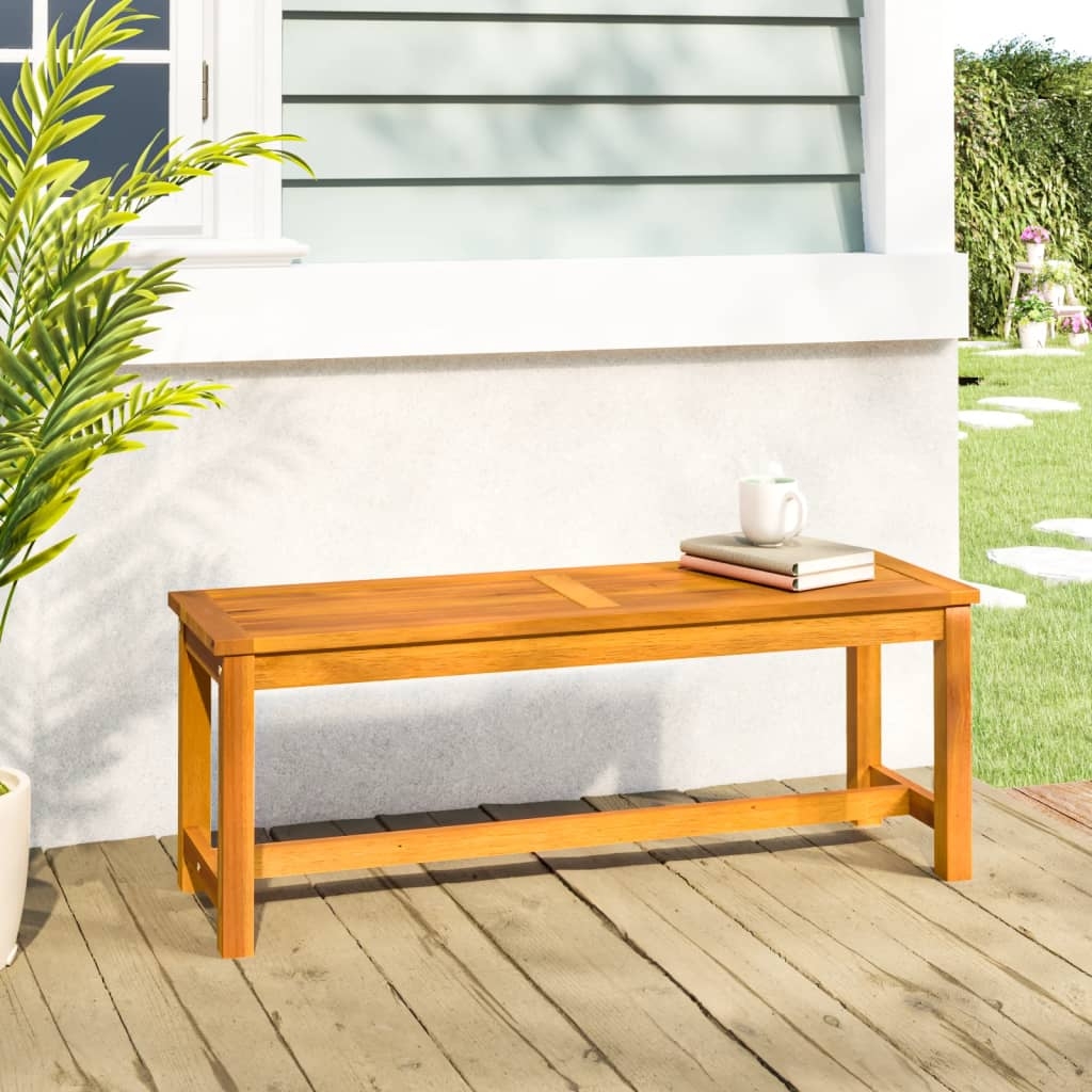 vidaXL Puutarhapenkki 110x35x45 cm täysi akasiapuu