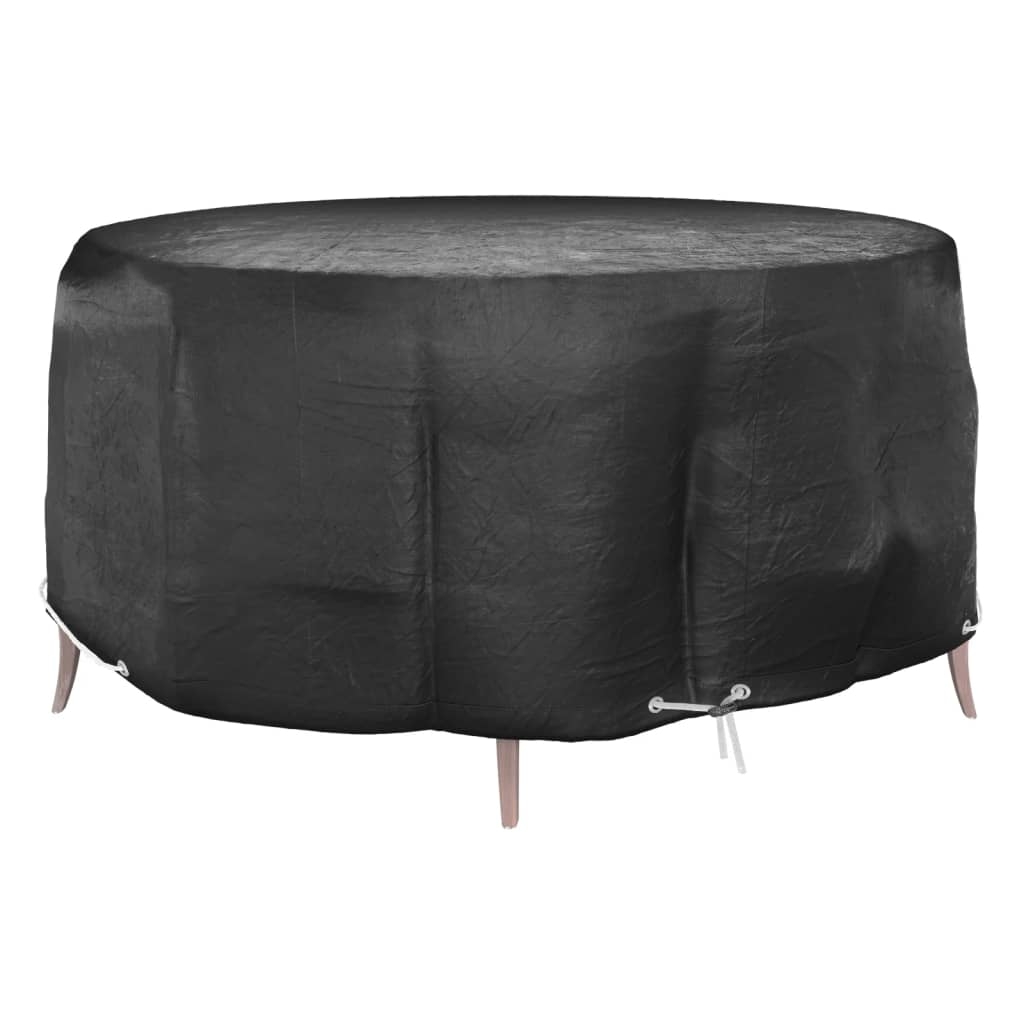 vidaXL Överdrag för trädgårdsmöbler 10 öljetter Ø260x90 cm runt