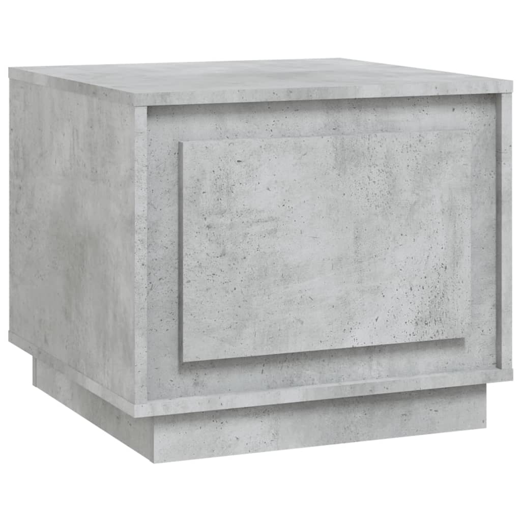 vidaXL Soffbord betonggrå 51x50x44 cm konstruerat trä