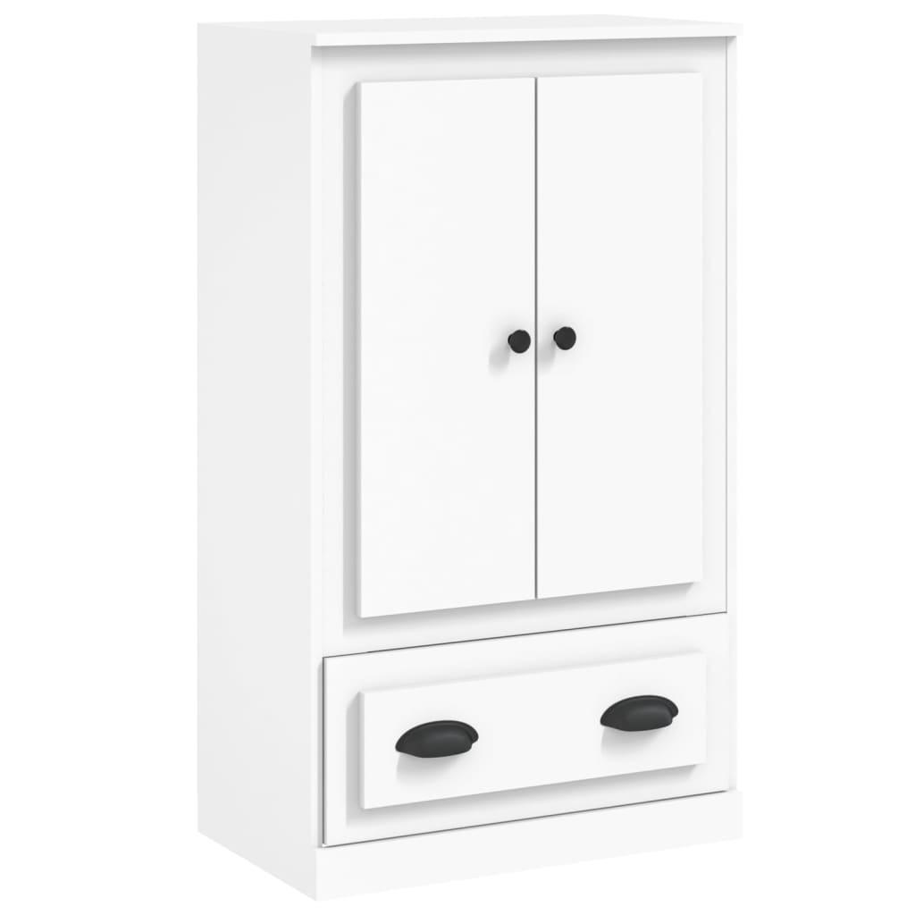 vidaXL Högskåp vit 60x35,5x103,5 cm konstruerat trä