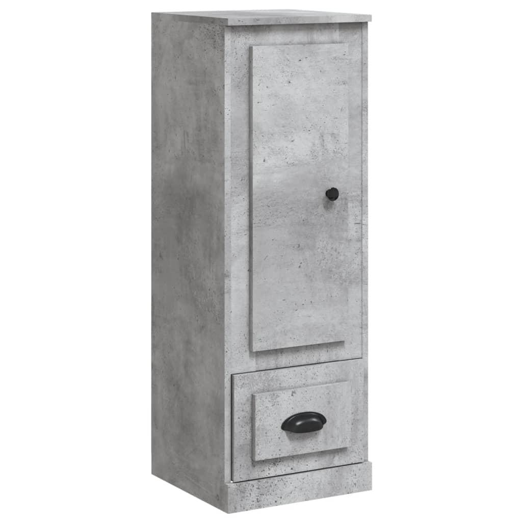 vidaXL Skåp betonggrå 36x35,5x103,5 cm konstruerat trä