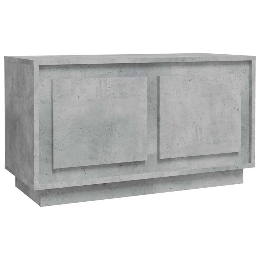 vidaXL TV-bänk betonggrå 80x35x45 cm konstruerat trä