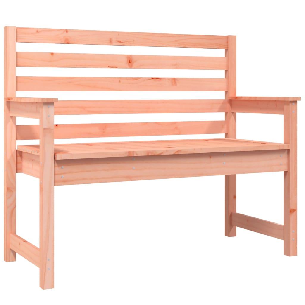 vidaXL Trädgårdsbänk 109x48x91,5 cm massivt douglasträ