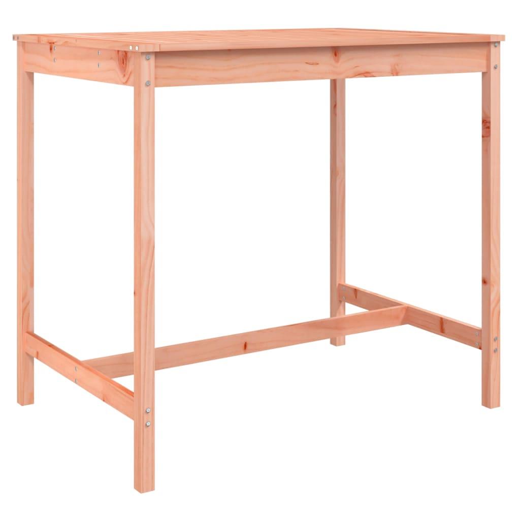 vidaXL Trädgårdsbord 121x82,5x110 cm massivt douglasträ