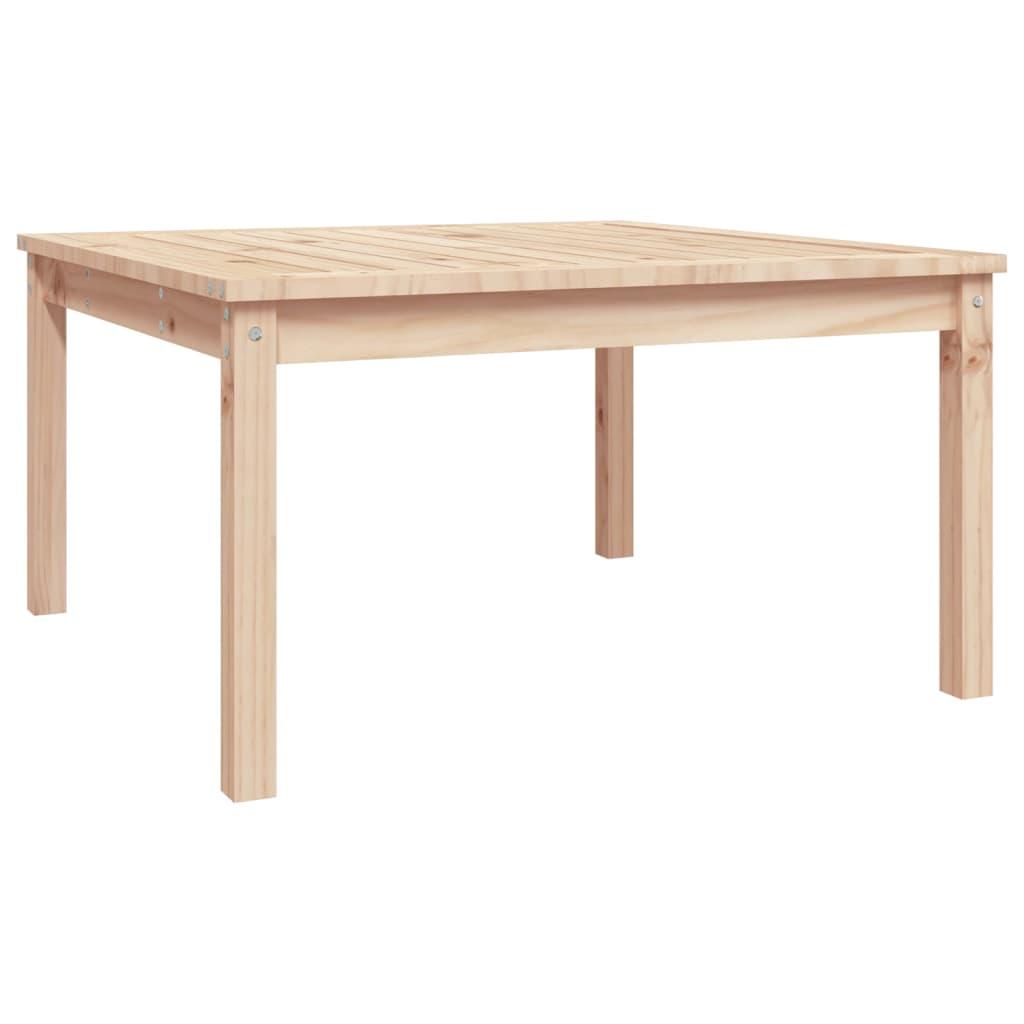 vidaXL Trädgårdsbord 82,5x82,5x45 cm massiv furu