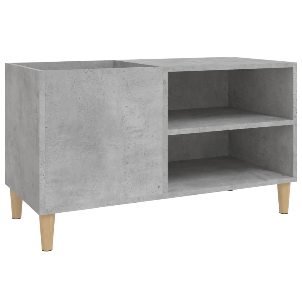 vidaXL Stereobänk betong-grå 84,5x38x48 cm konstruerat trä