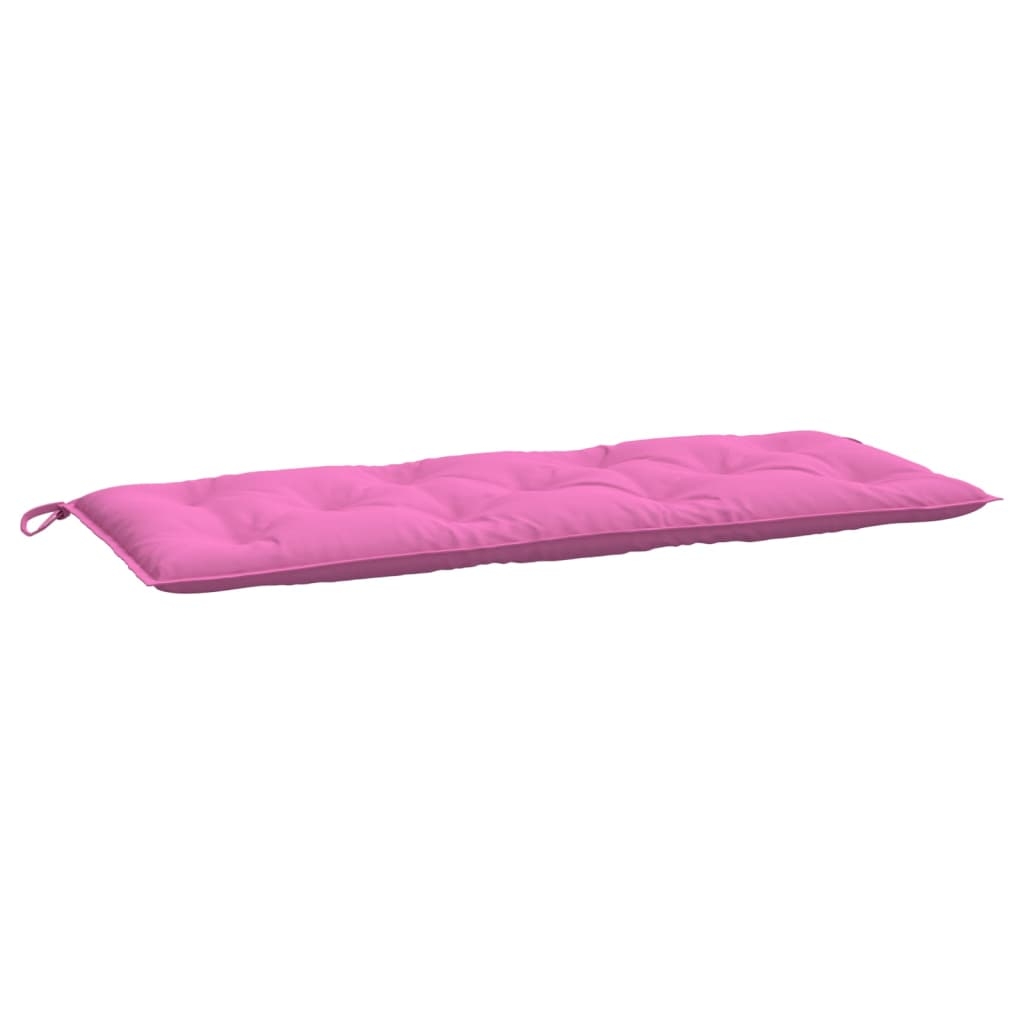 vidaXL Bänkdyna rosa 120x50x7 cm tyg