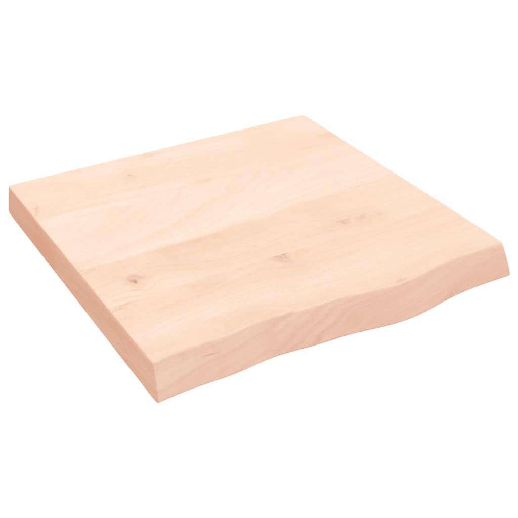 vidaXL Hyllplan 60x60x(2-6) cm obehandlad massiv ek