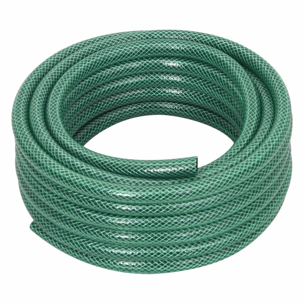 vidaXL Trädgårdsslang grön 0,5" 50 m PVC