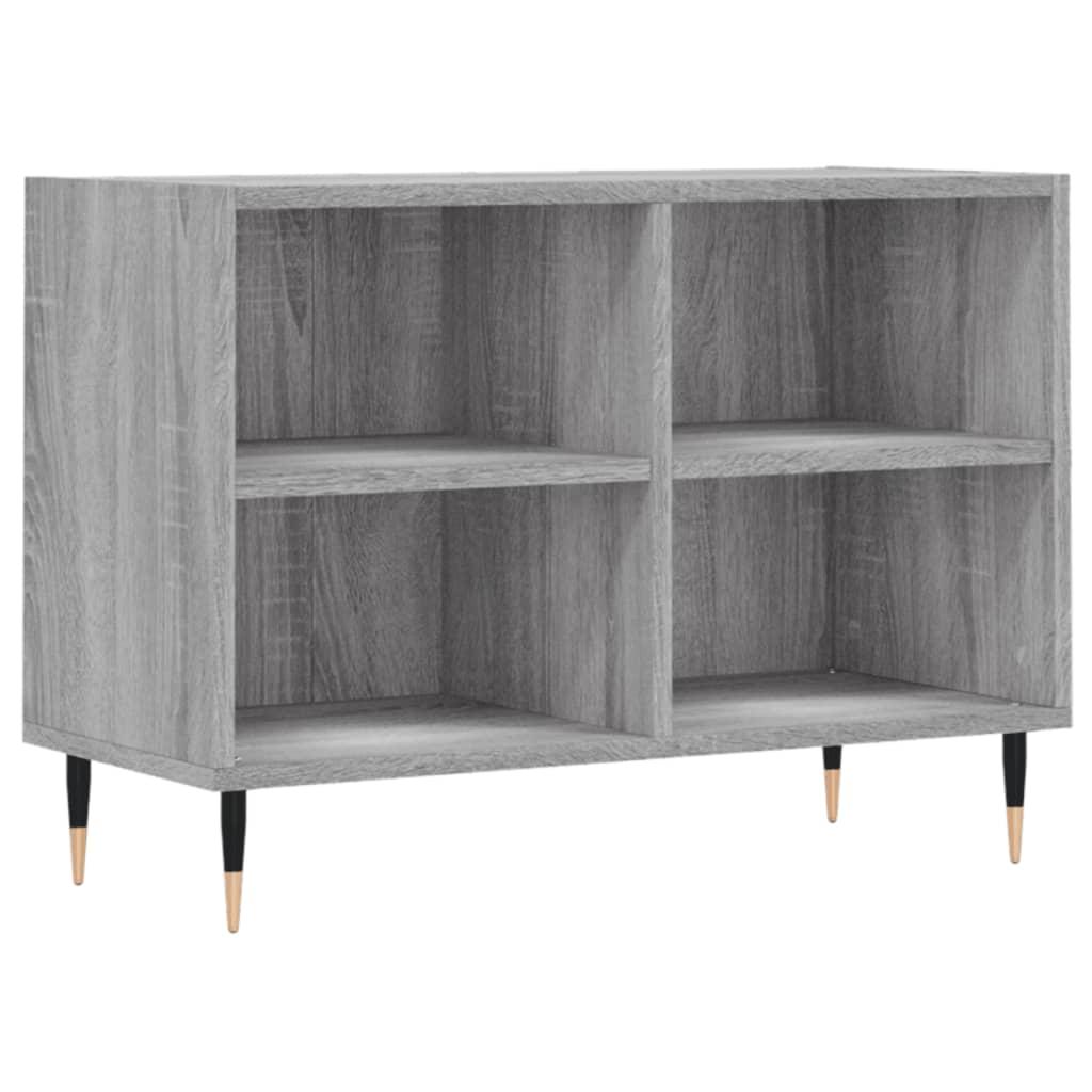 vidaXL Tv-bänk grå sonoma 69,5x30x50 cm konstruerat trä