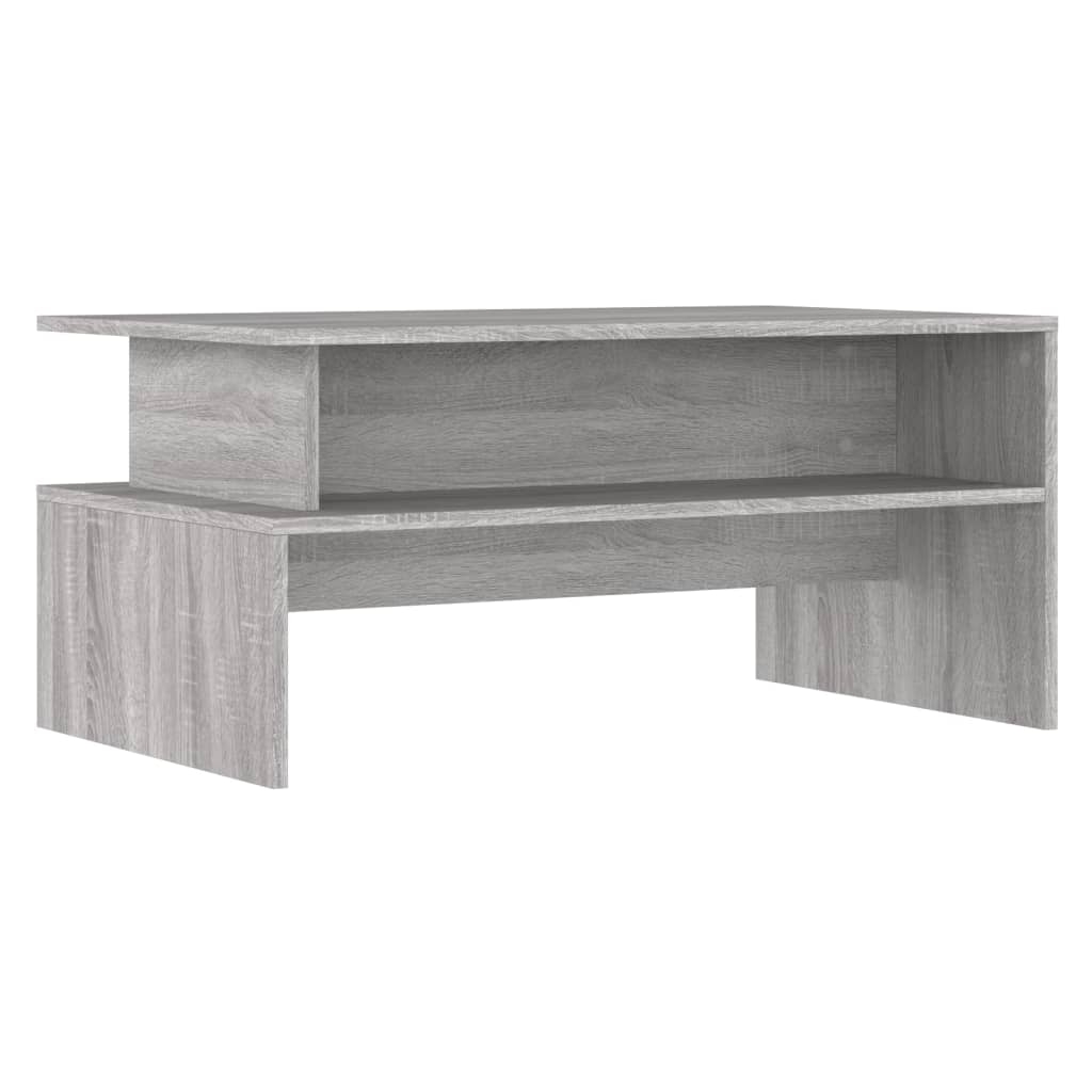 vidaXL Soffbord grå sonoma 90x55x42,5 cm konstruerat trä