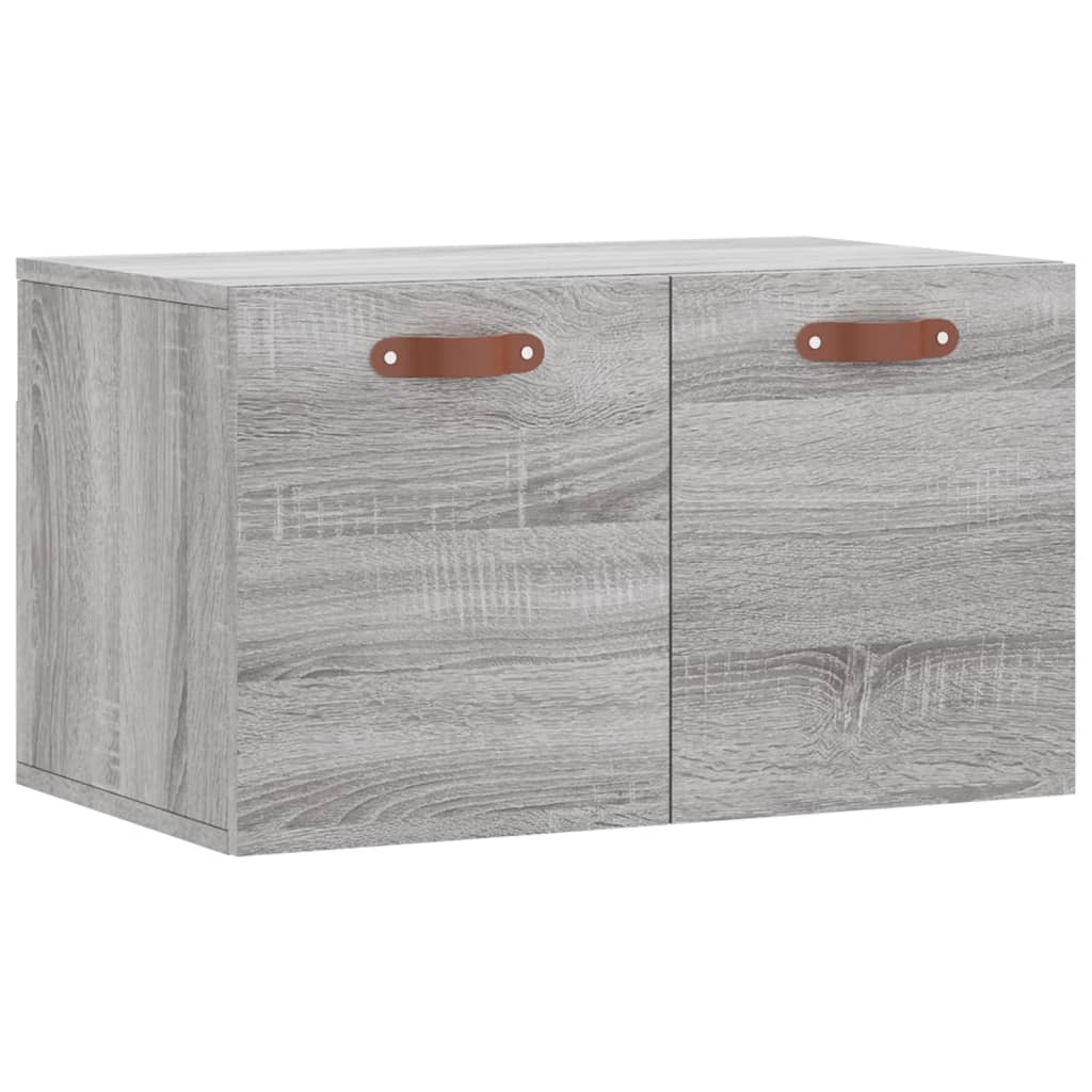 vidaXL Väggskåp grå sonoma 60x36,5x35 cm konstruerat trä