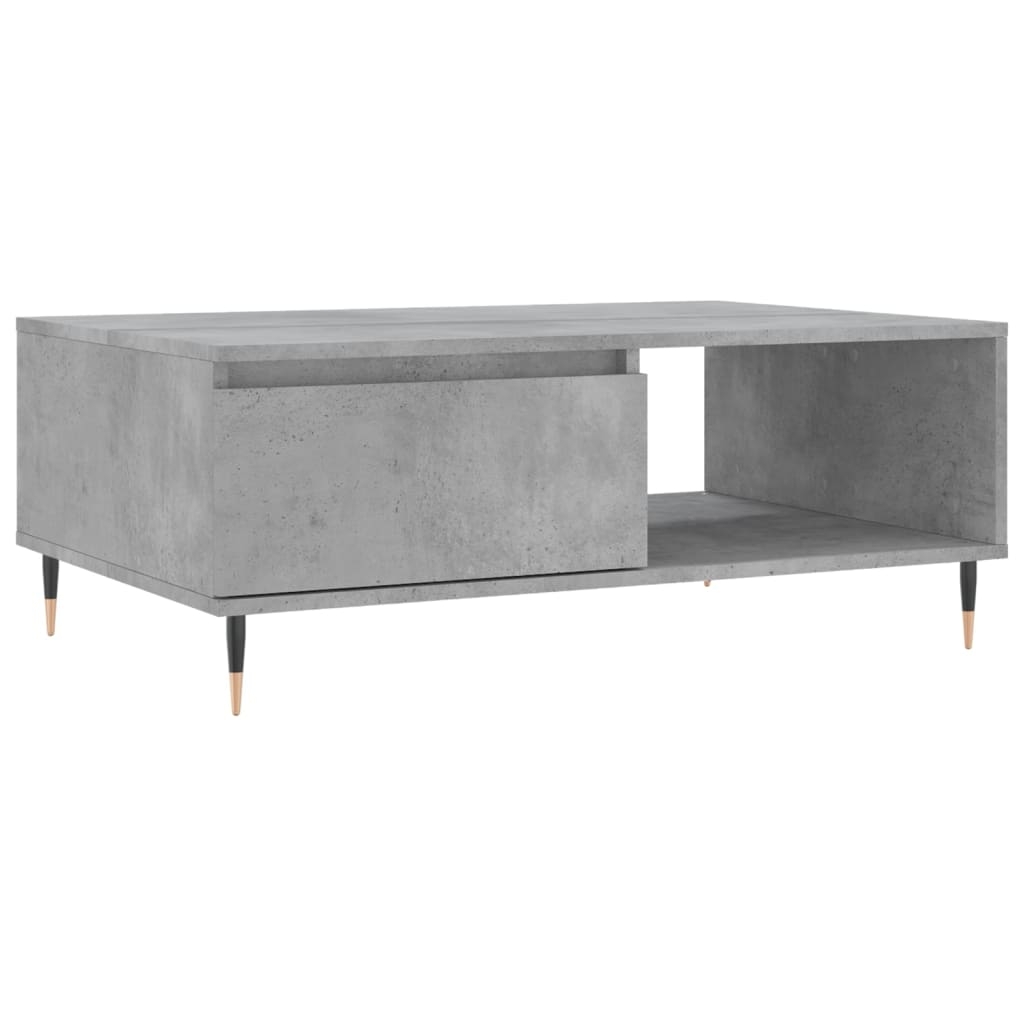 vidaXL Soffbord betonggrå 90x60x35 cm konstruerat trä